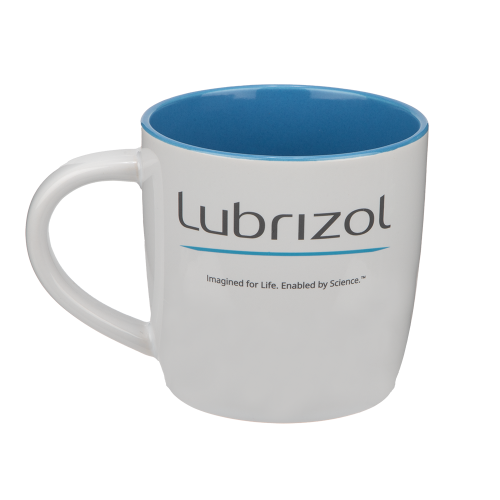 Mug White & Cyan